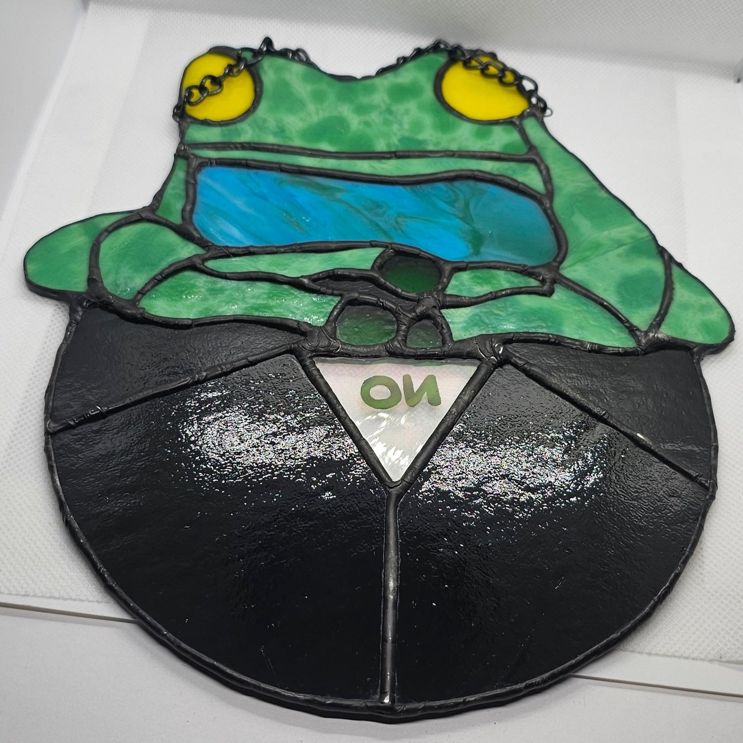 Fortune Teller Frog - Stained Glass Sun Catcher