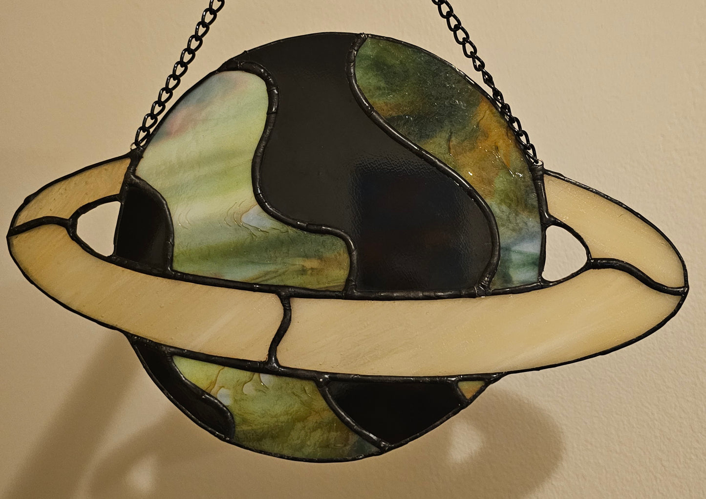 Saturn Funk - Stained Glass Panel