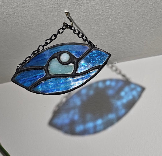 Ocean Eye - Stained Glass Sun Catcher - Mini