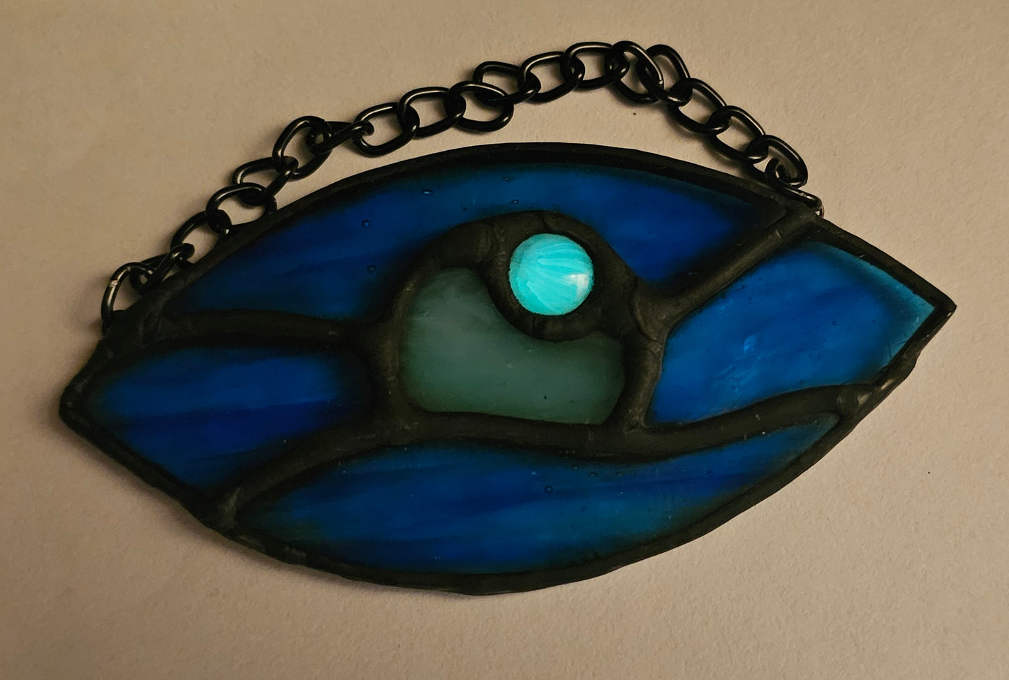 Ocean Eye - Stained Glass Sun Catcher - Mini
