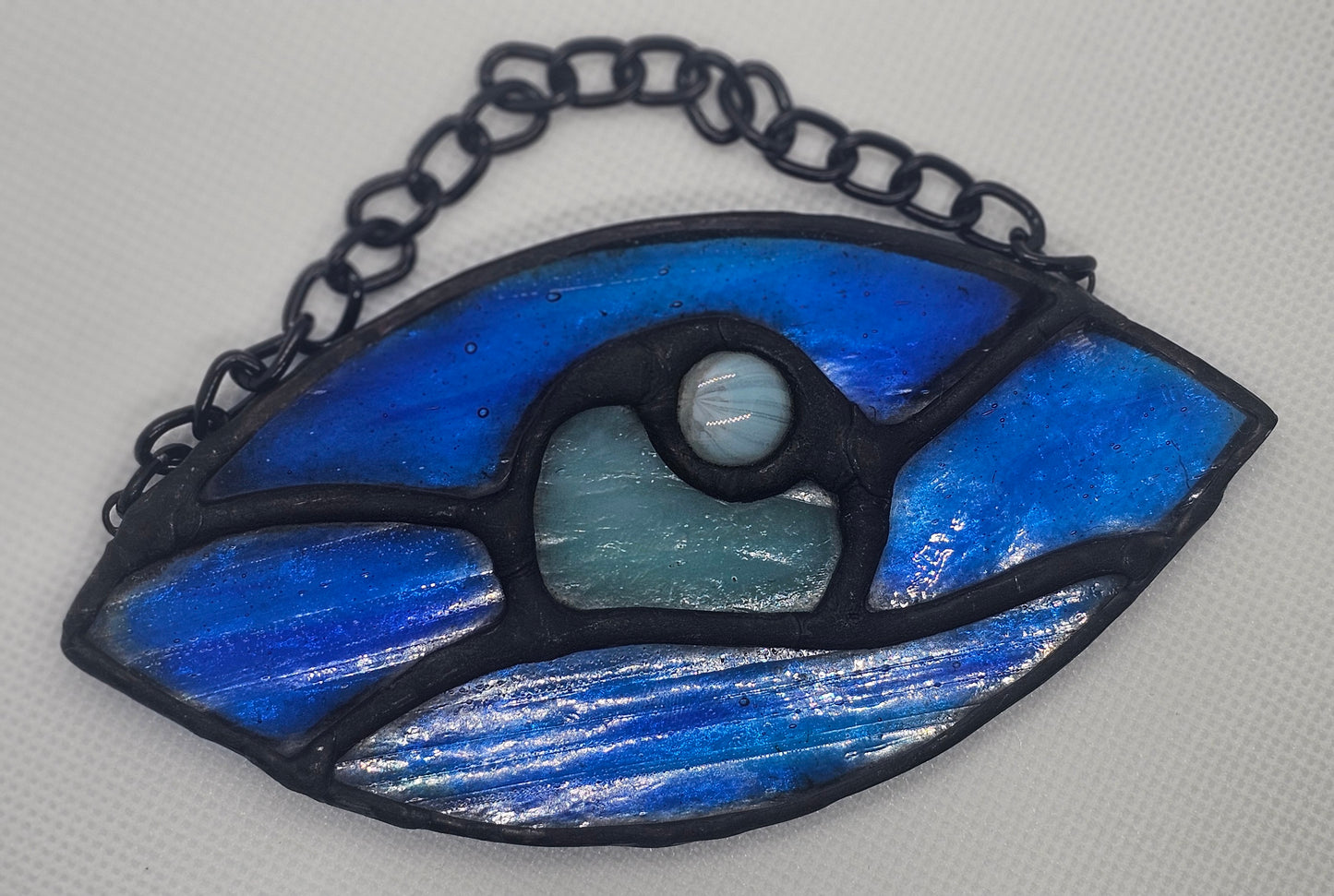 Ocean Eye - Stained Glass Sun Catcher - Mini
