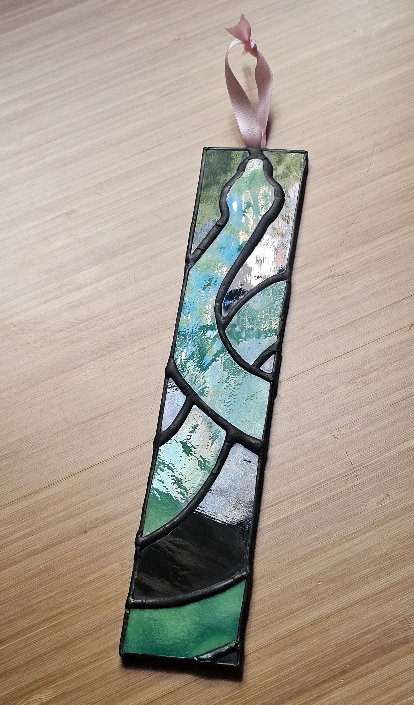 Emerald Python Stained Glass Sun Catcher