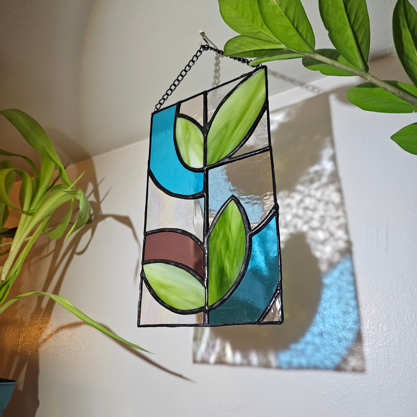 New Growth - Stained Glass Panel