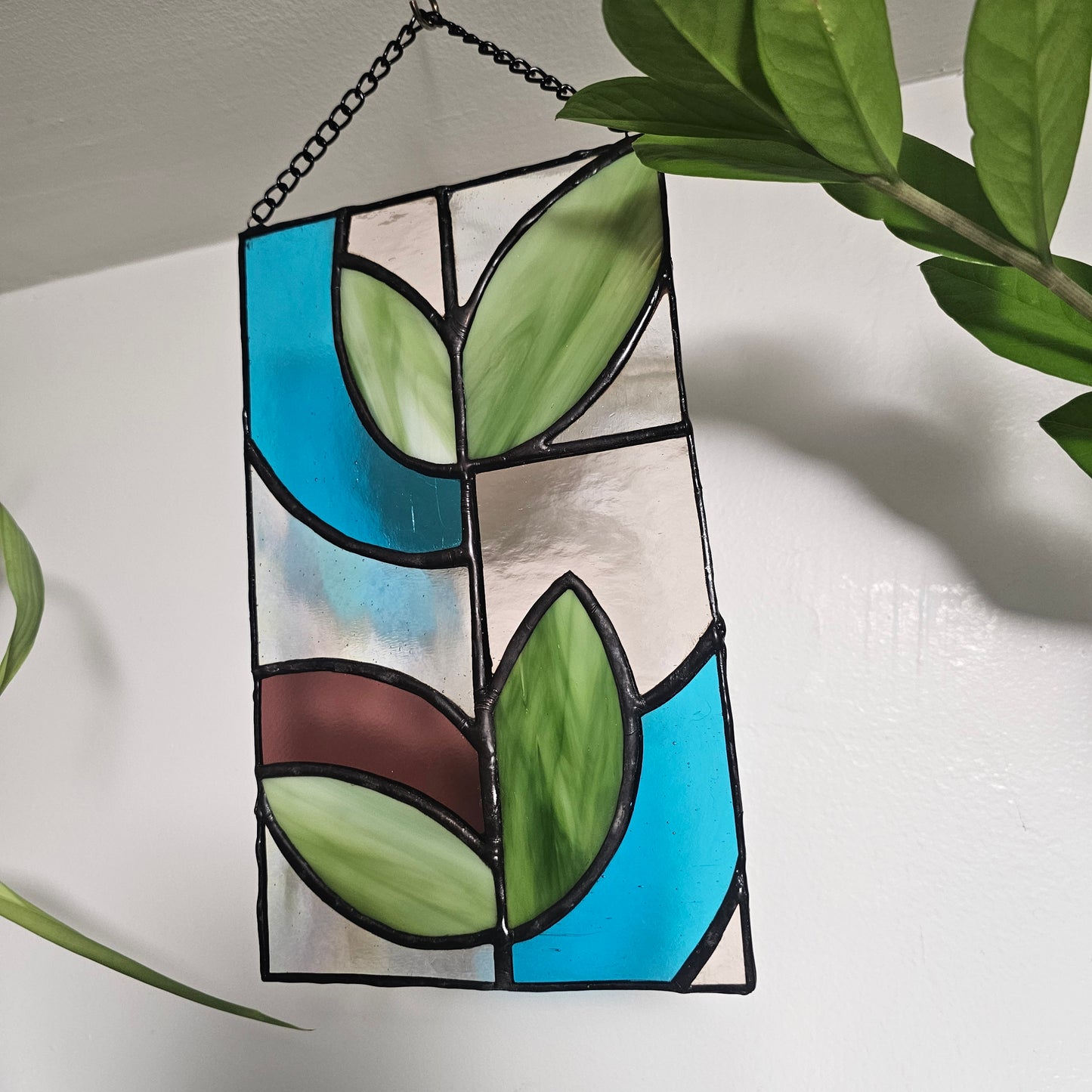 New Growth - Stained Glass Panel
