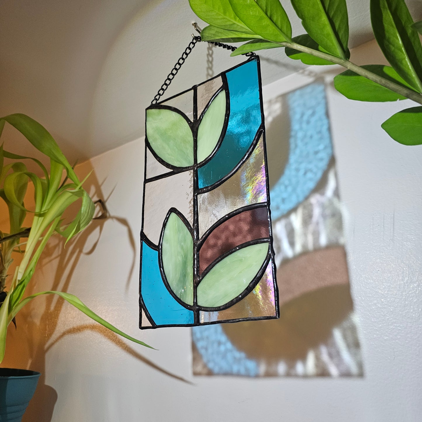 New Growth - Stained Glass Panel