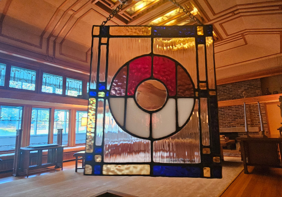 Pokebau - Stained Glass Sun Catcher