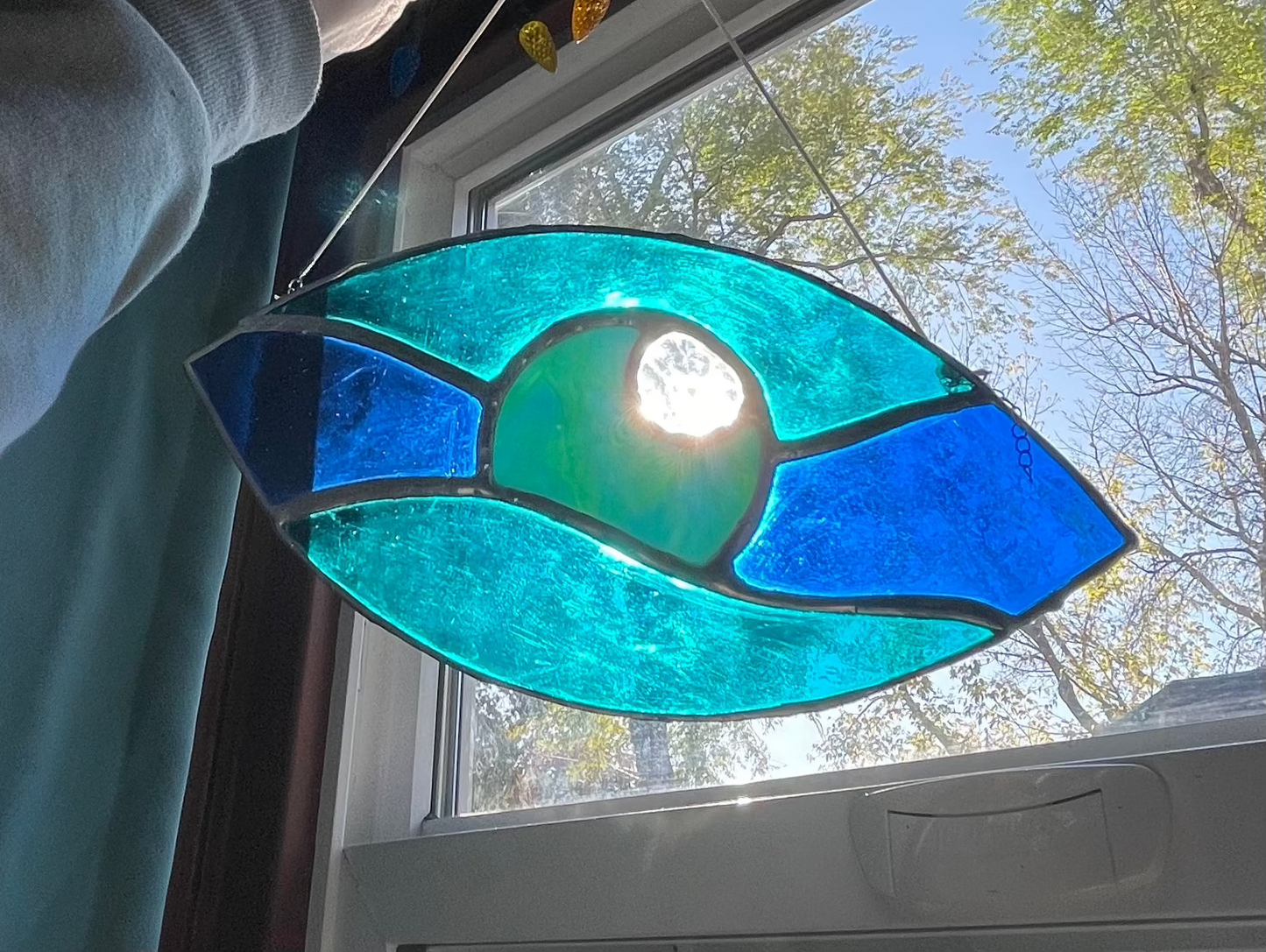 [Commercial License] DIY Ocean Eye Template - Digital Download - Stained Glass Pattern