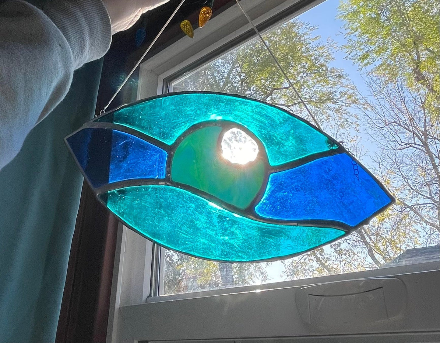 [Hobby License] DIY Ocean Eye Template - Digital Download - Stained Glass Pattern