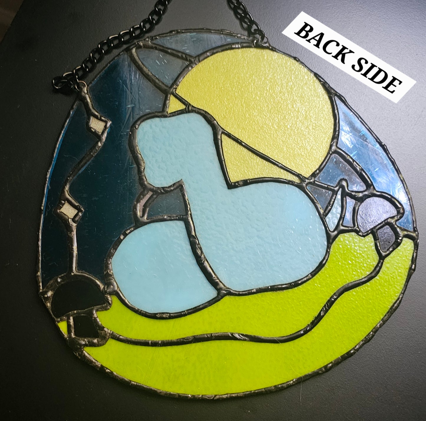 Cosmic Serpent [GLOW-IN-THE-DARK] Stained Glass Art
