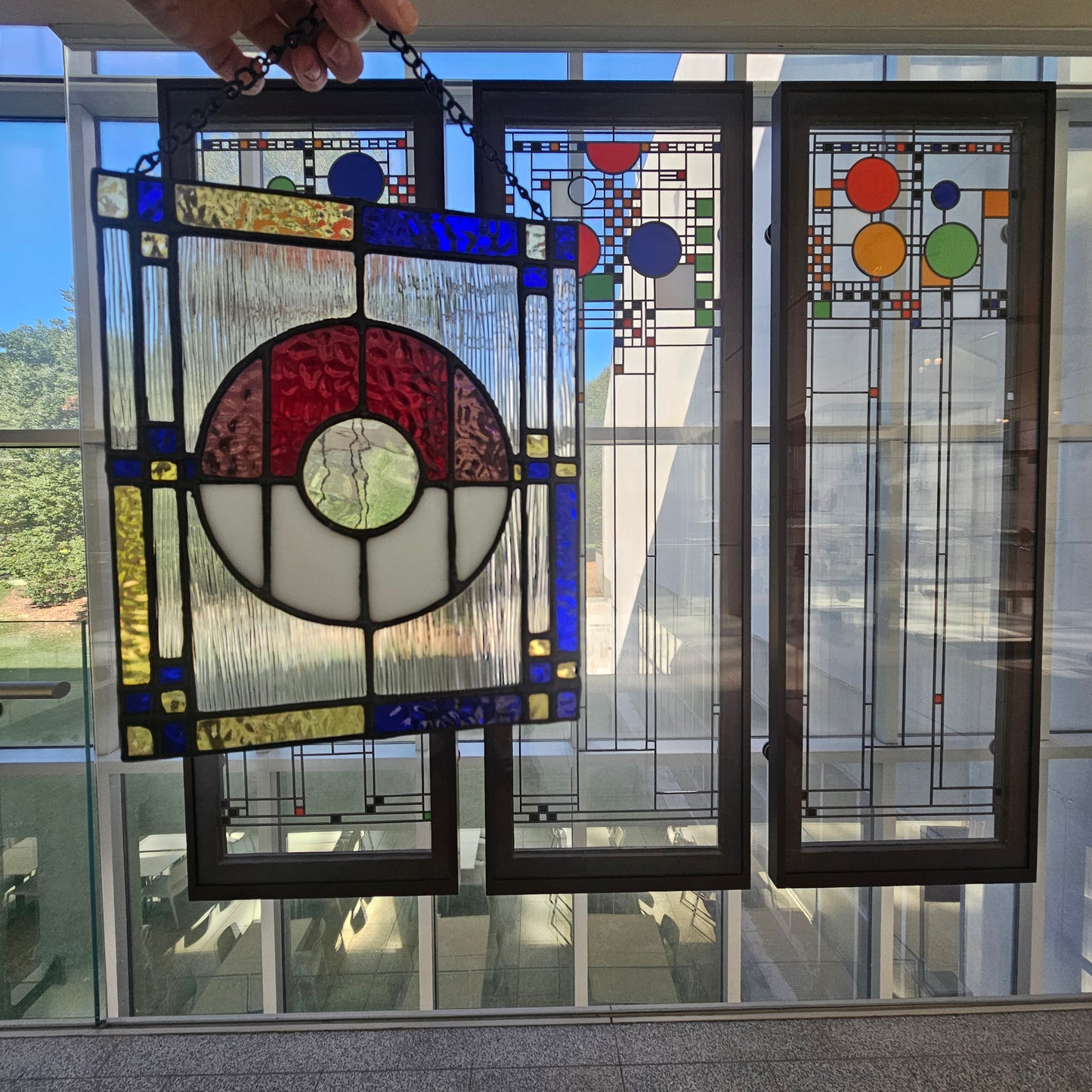 Pokebau - Stained Glass Sun Catcher