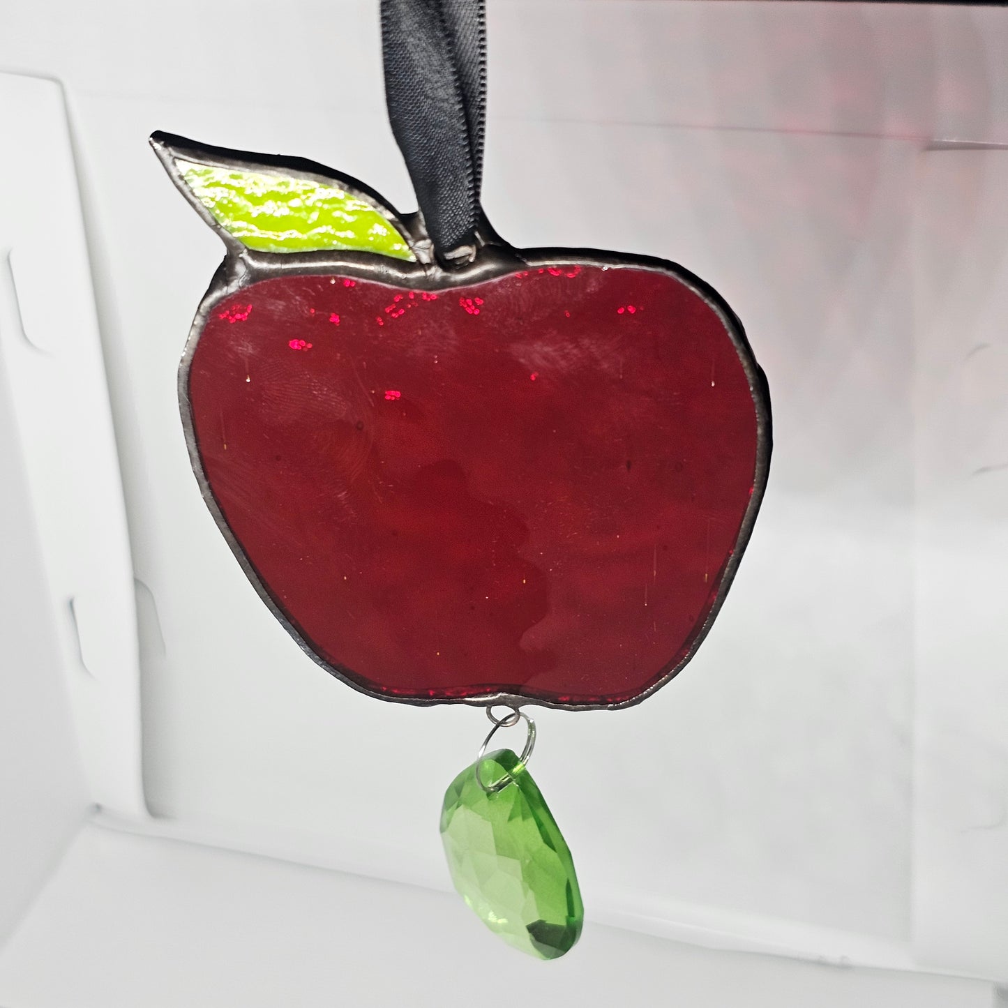 Apple of My Eye - Stained Glass Sun Catcher