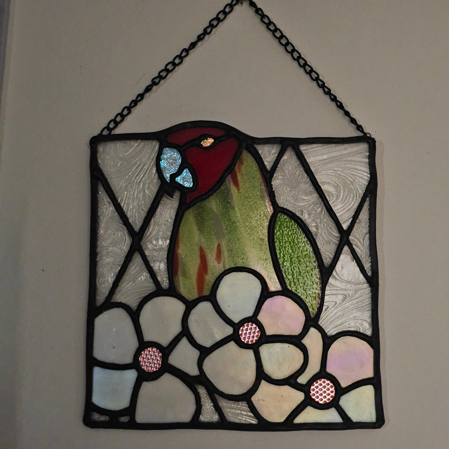 Parrot of Telegraph Hill - Stained Glass Sun Catcher