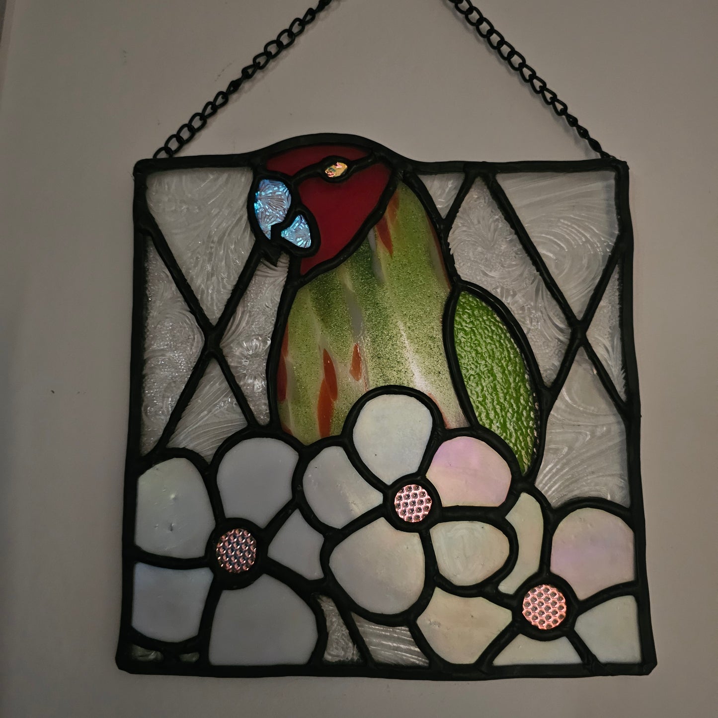 Parrot of Telegraph Hill - Stained Glass Sun Catcher
